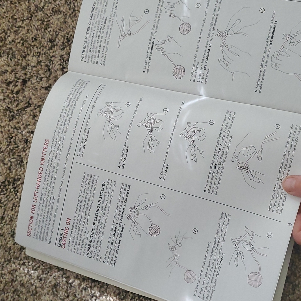 Beginners knitting book. - Picture 3 of 4